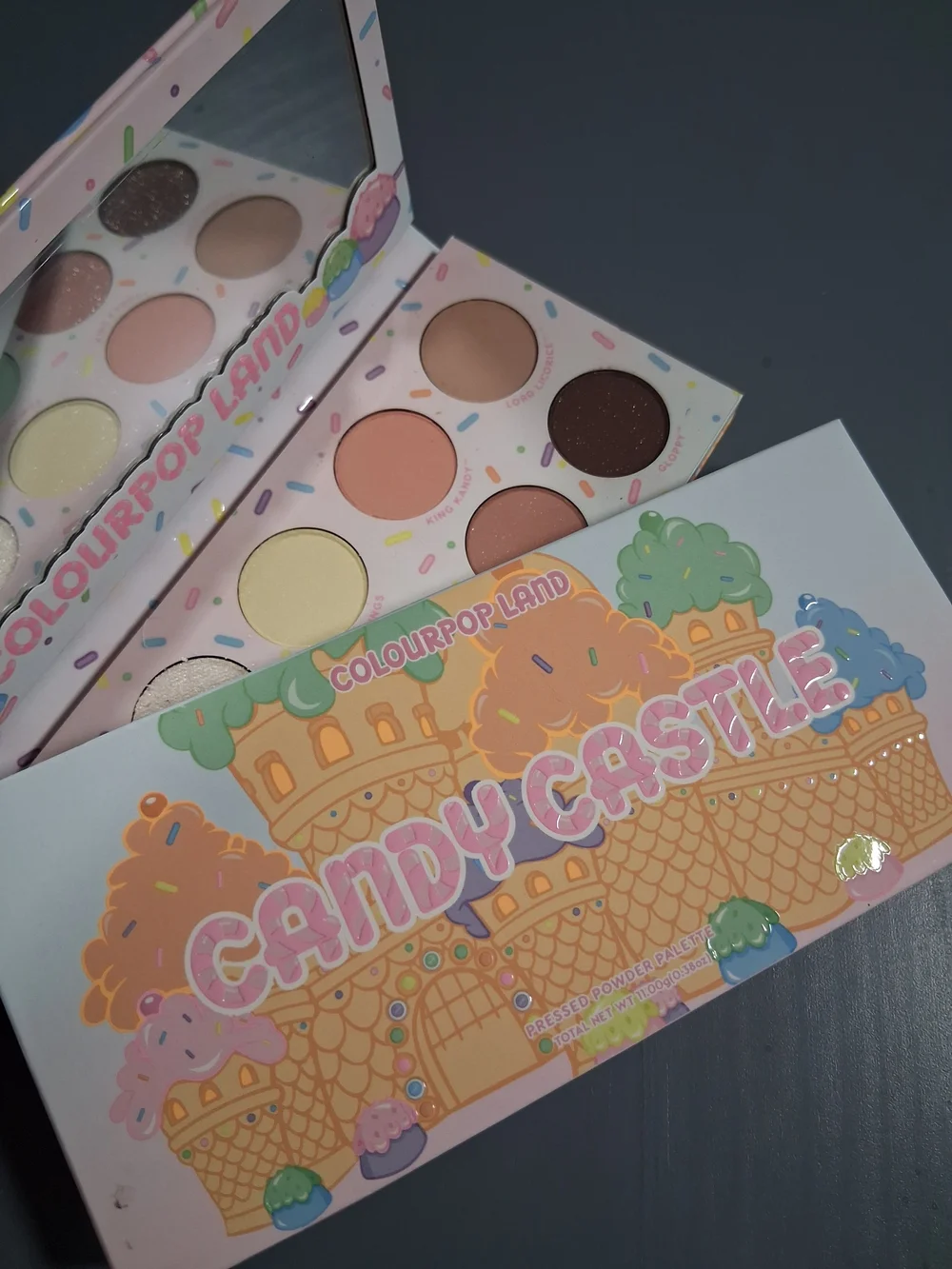 ColourPop Candy Castle Eyeshadow Palette - Pastel Pink & Neutral Shades